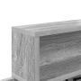 Perchero de pared con estante Gris sonoma 100 x 12 x 43.5 cm