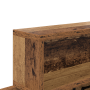 Perchero de pared Madera envejecida 100 x 12 x 43.5 cm