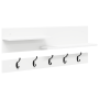 Perchero de pared Blanco 90 x 15 x 36 cm Madera contrachapada