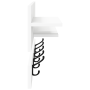 Perchero de pared Blanco 90 x 15 x 36 cm Madera contrachapada