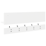 Perchero de pared Blanco 90 x 15 x 36 cm Madera contrachapada