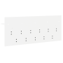 Perchero de pared Blanco 100 x 40 x 12 cm Madera contrachapada