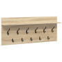 Perchero de pared con estante Roble Sonoma 100 x 40 x 12 cm
