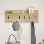 Perchero de pared con estante Roble Sonoma 100 x 40 x 12 cm