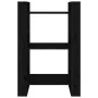 Estantería/divisor de espacios madera pino negro 60x35x91 cm de vidaXL, Librerías y estanterías - Ref: Foro24-813883, Precio:...