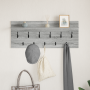 Perchero de pared con estante Gris sonoma 100 x 40 x 12 cm
