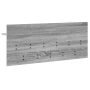 Perchero de pared con estante Gris sonoma 100 x 40 x 12 cm