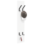 Perchero de pared Blanco 20 x 1.5 x 100 cm Madera contrachapada