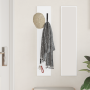 Perchero de pared Blanco 20 x 1.5 x 100 cm Madera contrachapada