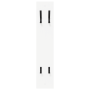 Perchero de pared Blanco 20 x 1.5 x 100 cm Madera contrachapada