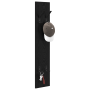 Perchero de pared Roble negro 20 x 1.5 x 100 cm