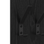 Perchero de pared Roble negro 20 x 1.5 x 100 cm