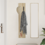 Perchero de pared Roble Sonoma 20 x 1.5 x 100 cm