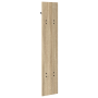 Perchero de pared Roble Sonoma 20 x 1.5 x 100 cm