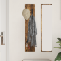 Perchero de pared Roble ahumado 20 x 1.5 x 100 cm