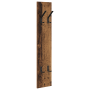 Perchero de pared Madera antigua 20 x 1.5 x 100 cm
