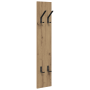 Perchero de pared Roble artisan 20 x 1.5 x 100 cm