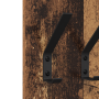 Perchero de pared Madera antigua 20 x 1.5 x 100 cm