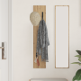 Perchero de pared Roble artisan 20 x 1.5 x 100 cm