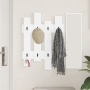 Perchero de pared Blanco 60 x 3 x 82 cm Madera contrachapada