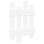 Perchero de pared Blanco 60 x 3 x 82 cm Madera contrachapada