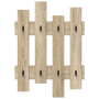 Perchero de pared Roble de Sonoma 60 x 3 x 82 cm