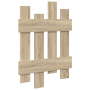 Perchero de pared Roble de Sonoma 60 x 3 x 82 cm