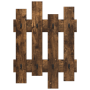 Perchero de pared Roble ahumado 60 x 3 x 82 cm