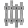 Perchero de pared con almacenamiento Gris sonoma 60 x 3 x 82 cm
