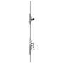 Perchero de pared con almacenamiento Gris sonoma 60 x 3 x 82 cm