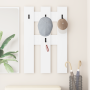 Perchero de pared Blanco 65 x 3 x 100 cm Madera contrachapada