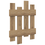 Perchero de pared Roble artesanal 60 x 3 x 82 cm