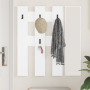 Perchero de pared Blanco 65 x 3 x 100 cm Madera contrachapada