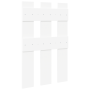 Perchero de pared Blanco 65 x 3 x 100 cm Madera contrachapada