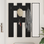 Perchero de pared Roble negro 65 x 3 x 100 cm