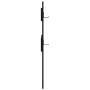 Perchero de pared Roble negro 65 x 3 x 100 cm