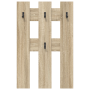 Perchero de pared Roble Sonoma 65 x 3 x 100 cm