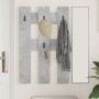 Perchero de pared Gris hormigón 65 x 3 x 100 cm