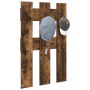 Perchero de pared Roble ahumado 65 x 3 x 100 cm