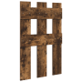 Perchero de pared Roble ahumado 65 x 3 x 100 cm