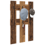 Perchero de pared Madera antigua 65 x 3 x 100 cm