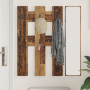 Perchero de pared Madera antigua 65 x 3 x 100 cm