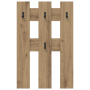 Perchero de pared Roble artisan 65 x 3 x 100 cm