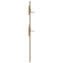 Perchero de pared Roble artisan 65 x 3 x 100 cm