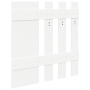 Perchero de pared Blanco 100 x 10 x 100 cm Madera contrachapada
