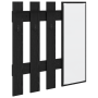 Perchero de pared Roble negro 100 x 10 x 100 cm