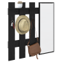 Perchero de pared Roble negro 100 x 10 x 100 cm