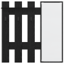 Perchero de pared Roble negro 100 x 10 x 100 cm