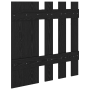 Perchero de pared Roble negro 100 x 10 x 100 cm