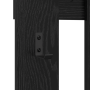 Perchero de pared Roble negro 100 x 10 x 100 cm
